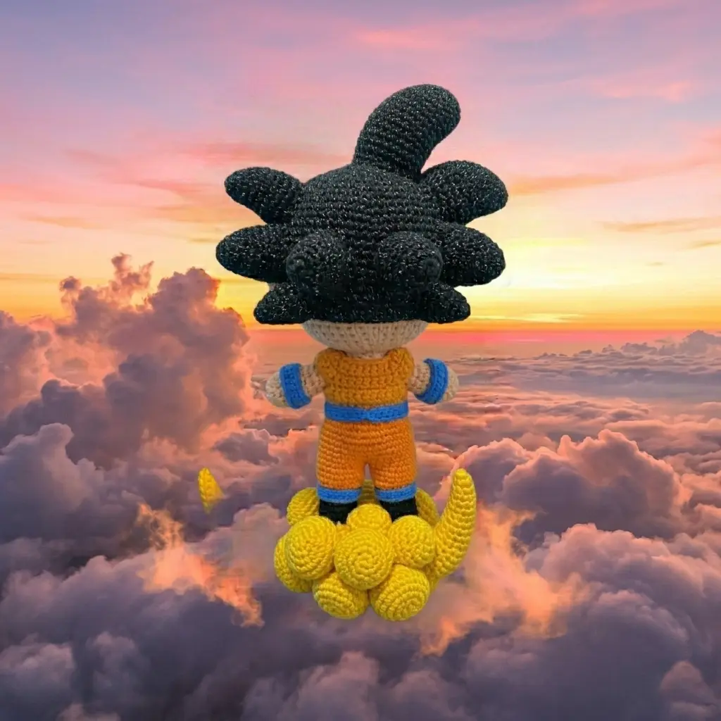 GOKU CHIBI CROCHET 1