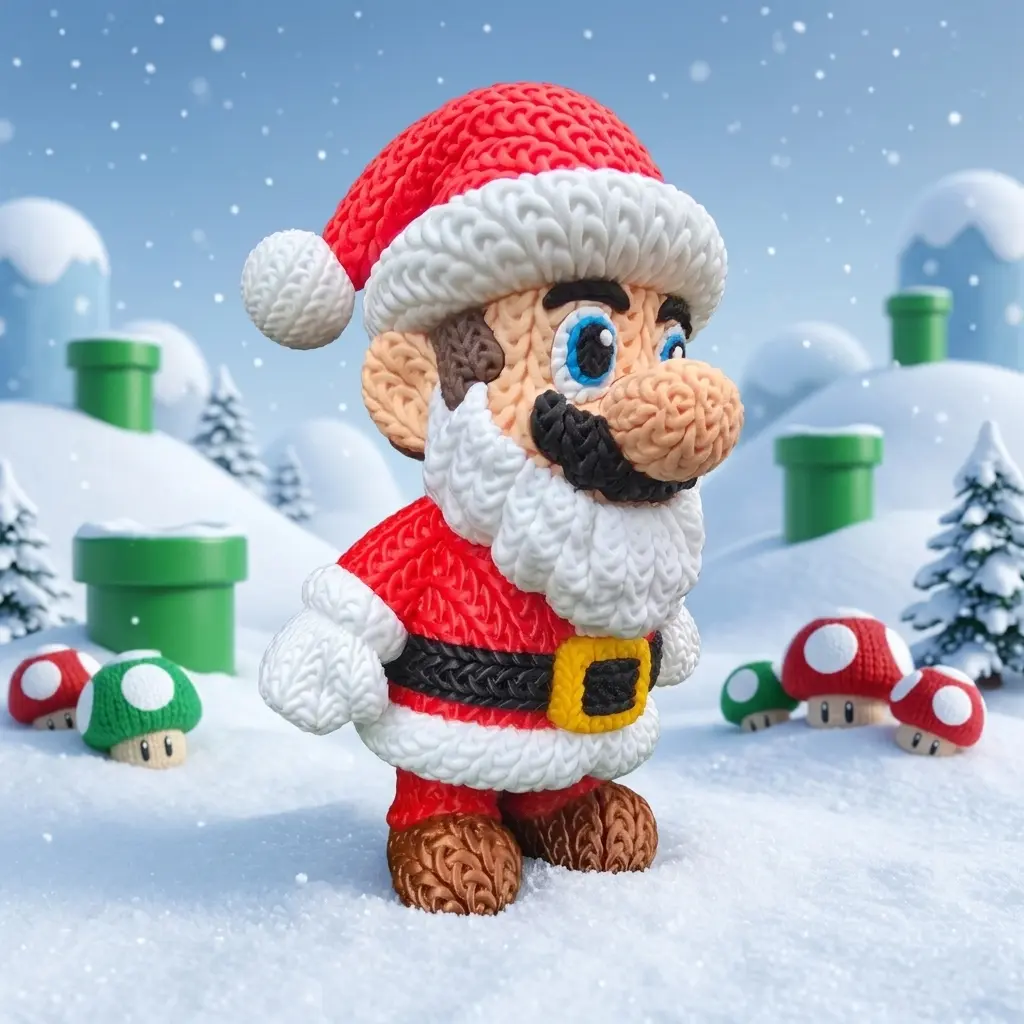 MARIO SANTA CROCHET 4