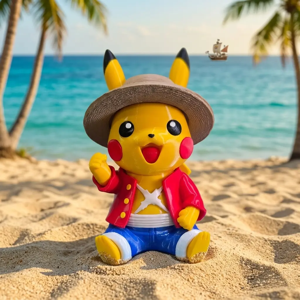 PIKACHU LUFFY FIGURA 1