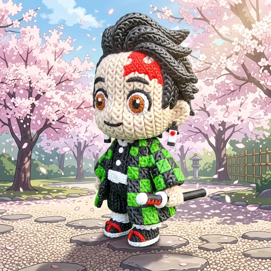 TANJIRO CROCHET 4