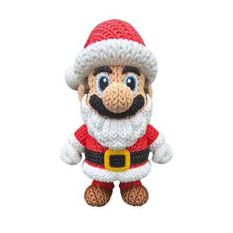 Mario Santa Claus Crochet
